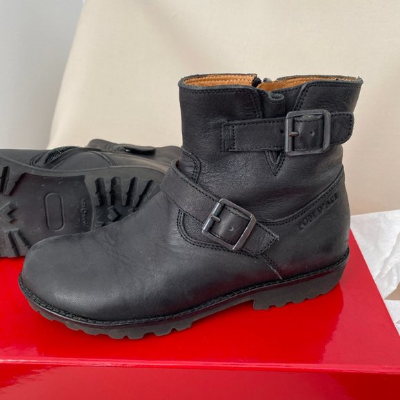 ** KIDS ** Pom D'Api Black Leather "Roadster" Boots, size 30 - Picture 6 of 7